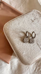 Boucles d’oreilles fleurs argent