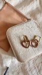 Boucles d’oreilles cœur rouge
