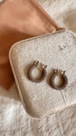 Boucles d’oreilles créole strass