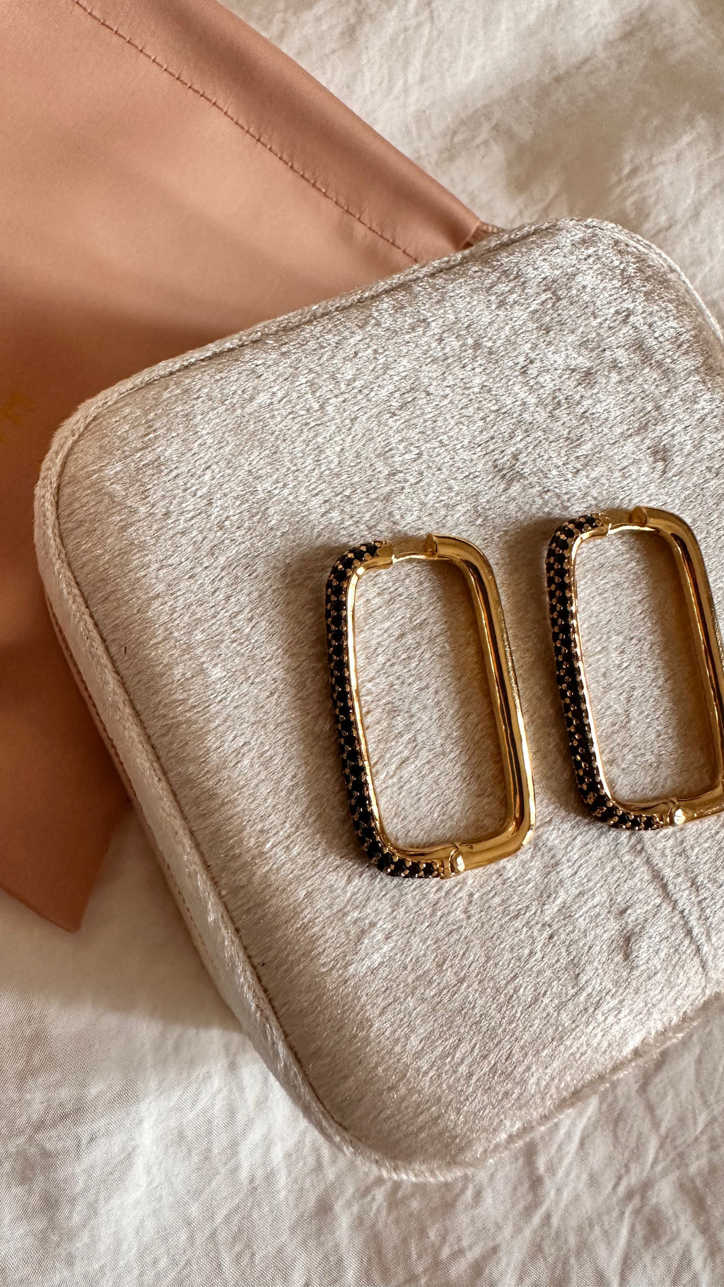 Boucles d’oreilles grand modèle bleu