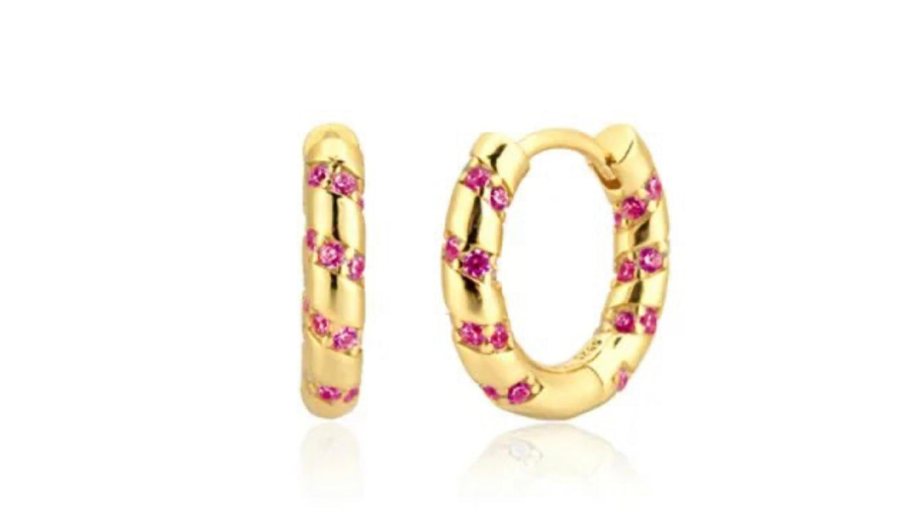 Boucles d’oreilles créoles LUNA