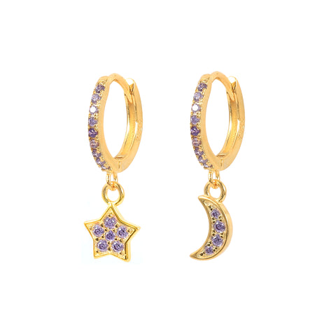 Boucles d'oreilles LUNA STAR